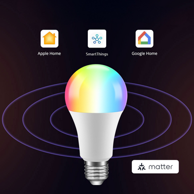 Matter 全新智慧燈泡 （支持Homekit、Google家居、Alexa系統）