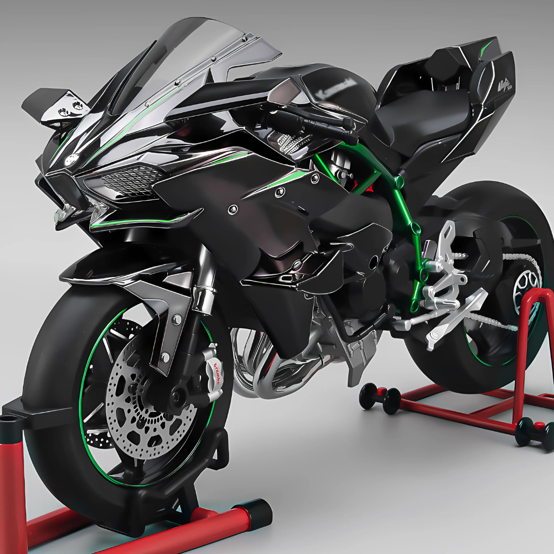 Kawasaki H2R 1:6 收藏級重機互動模型