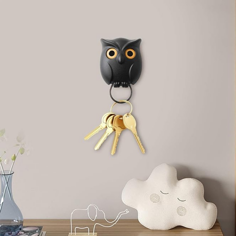 創意貓頭鷹鑰匙扣