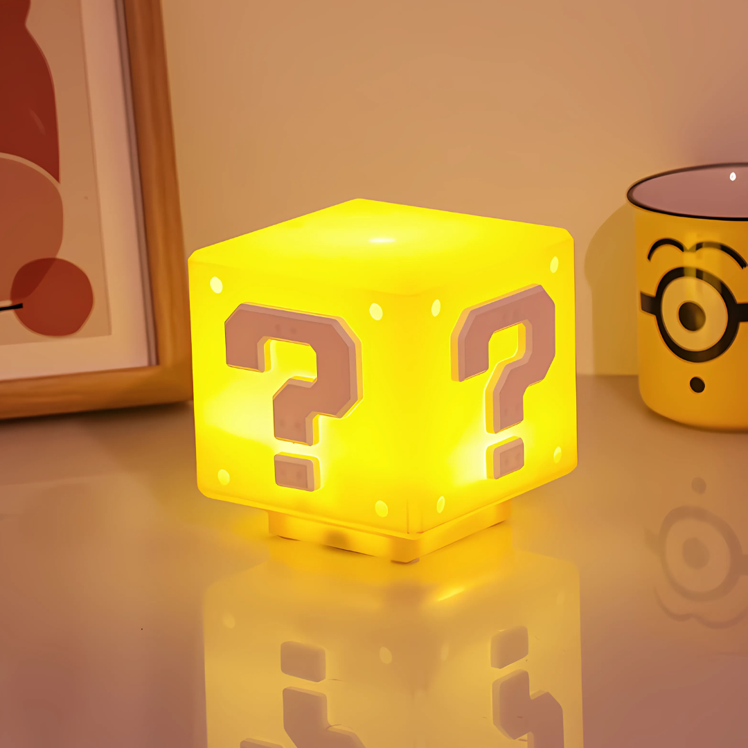 問號磚塊小夜燈
