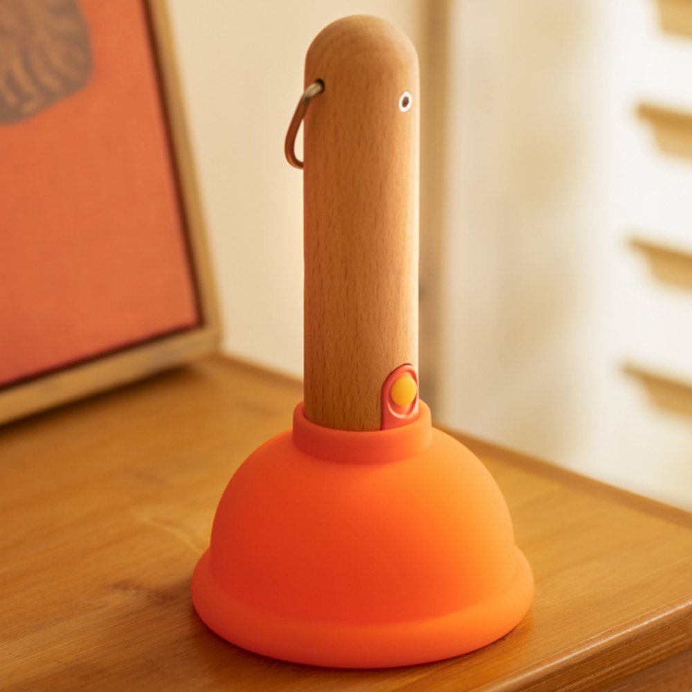 木質馬桶吸小夜燈