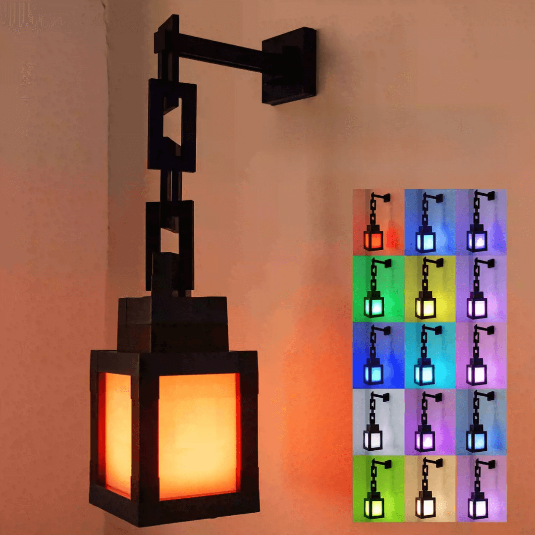 方塊世界冒險燈具組