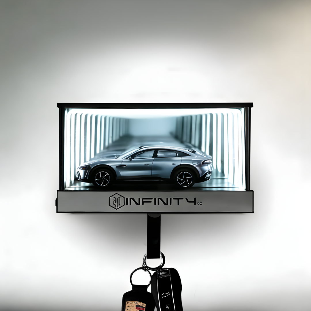 1:64 無限鏡車模展示盒鑰匙架