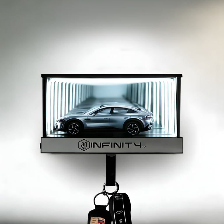 1:64 無限鏡車模展示盒鑰匙架