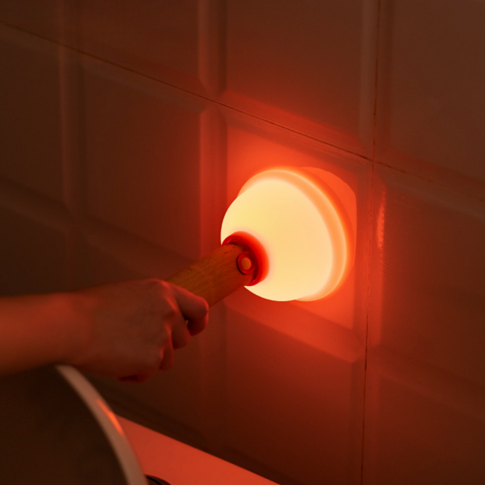 木質馬桶吸小夜燈