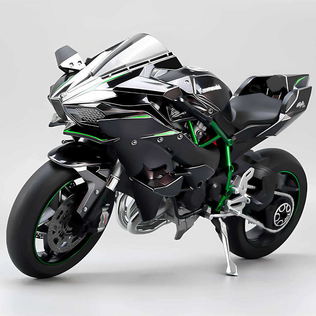 Kawasaki H2R 1:6 收藏級重機互動模型