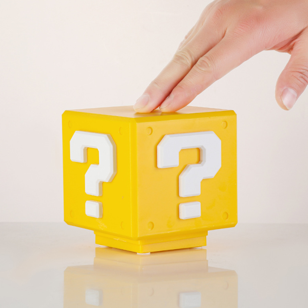 問號磚塊小夜燈