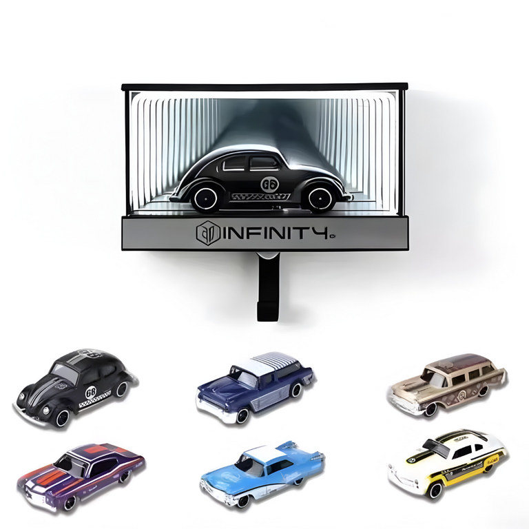 1:64 無限鏡車模展示盒鑰匙架