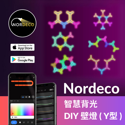 Nordeco 智慧背光DIY壁燈（Y型）