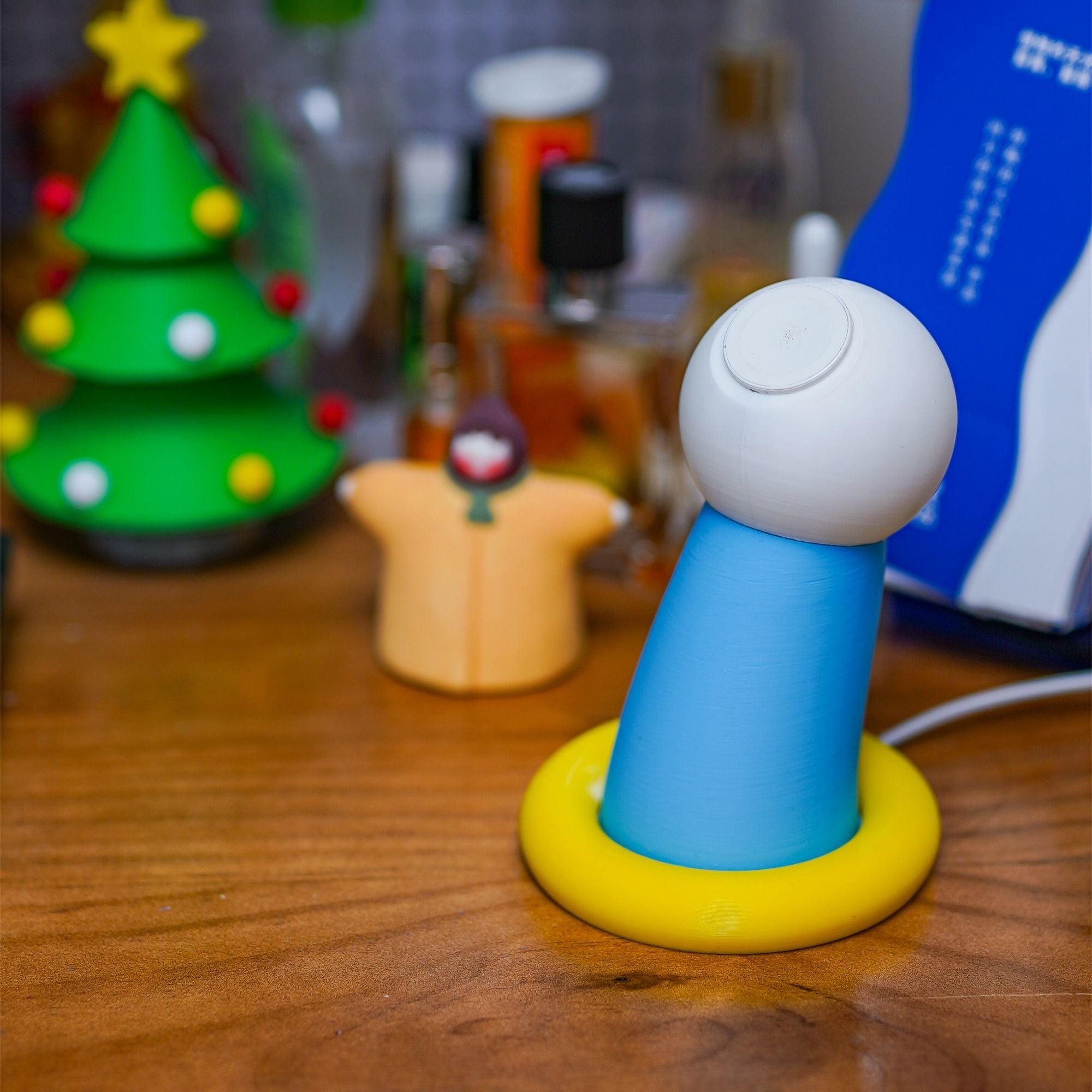 可愛圓手磁吸手錶架