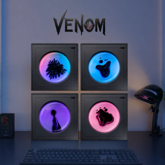 磁流體創意韻律燈箱