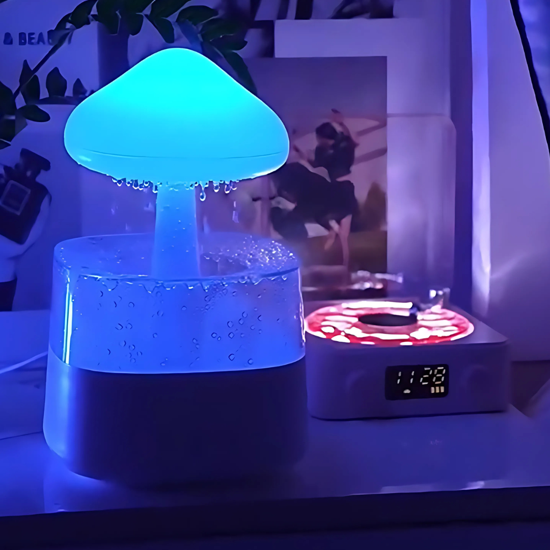 靜謐霧雨蘑菇加濕器