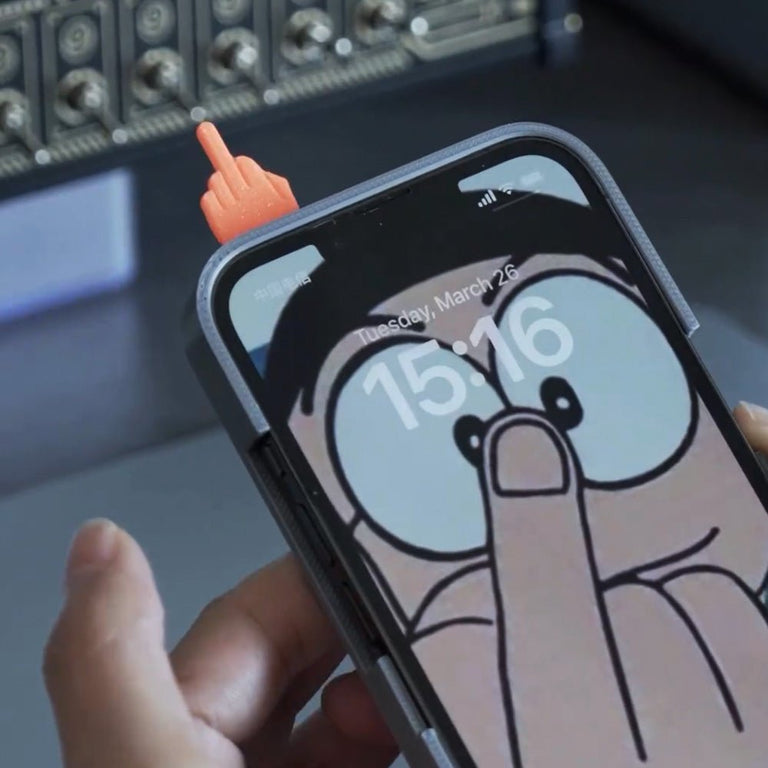 創意3D 打印手機中指保護殼