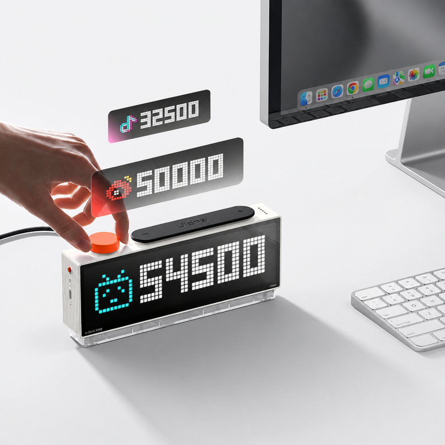 Pixelbar 像素桌面時鐘倒數顯示