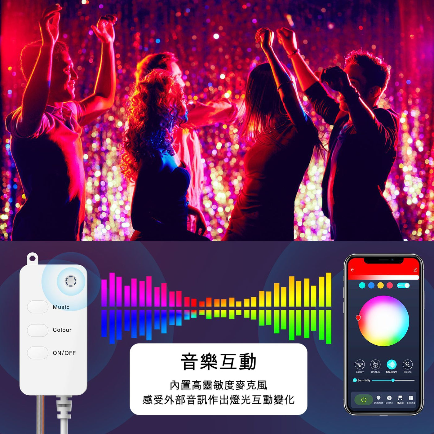 Symphony Outdoor Small Ball Light String (Bluetooth Type)