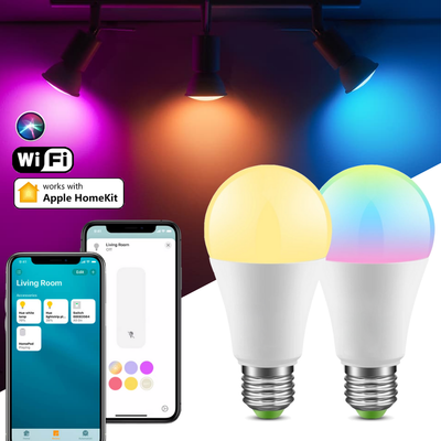 Homekit RGB Smart Light Bulb (9W new direct connection upgrade)