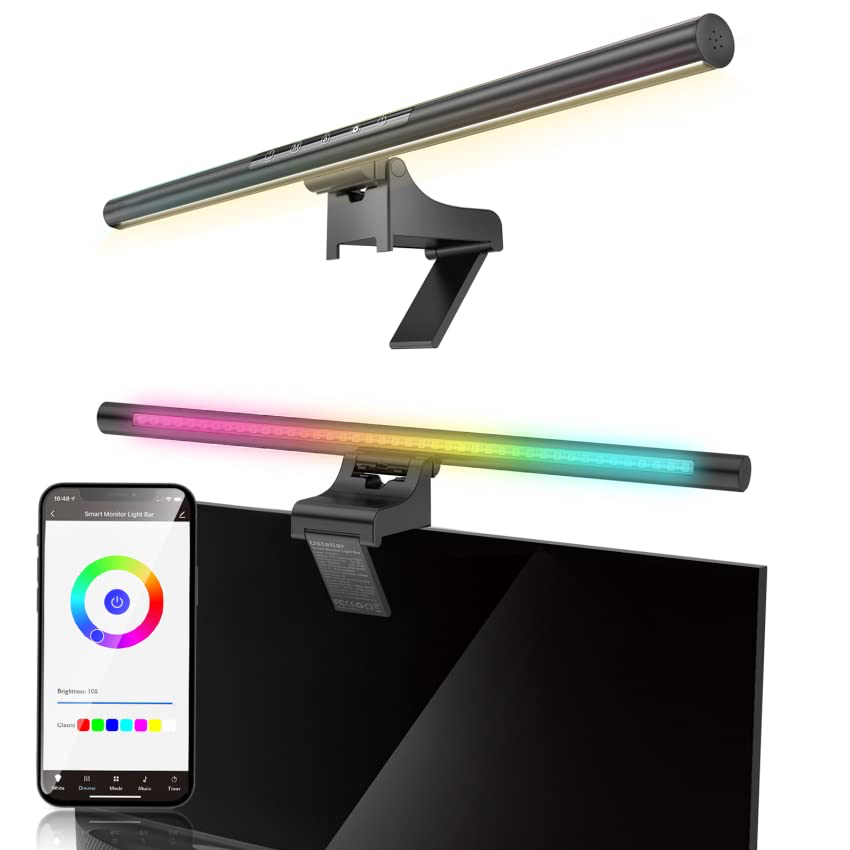 Nordeco computer screen fill light｜RGB backlight double-sided light source